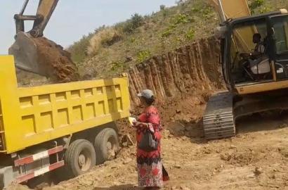 Ongoing land reclamation in our lugbe site